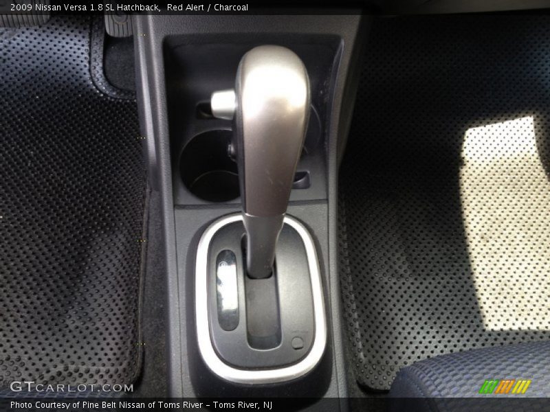 Red Alert / Charcoal 2009 Nissan Versa 1.8 SL Hatchback