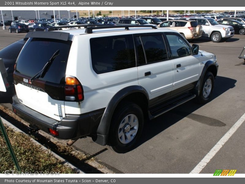 Alpine White / Gray 2001 Mitsubishi Montero Sport XLS 4x4