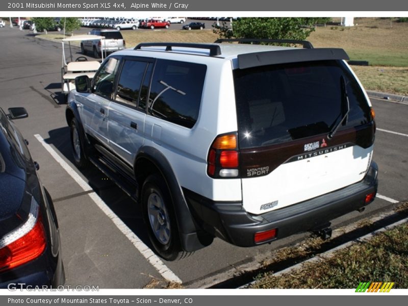 Alpine White / Gray 2001 Mitsubishi Montero Sport XLS 4x4