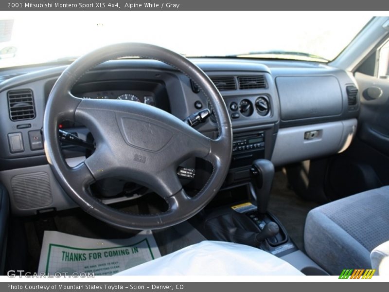 Alpine White / Gray 2001 Mitsubishi Montero Sport XLS 4x4