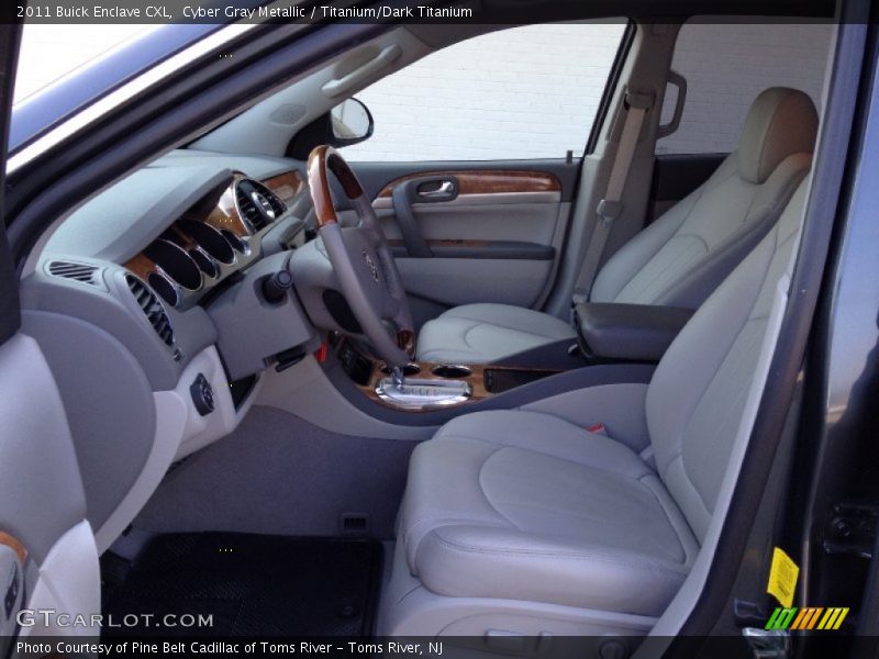 Cyber Gray Metallic / Titanium/Dark Titanium 2011 Buick Enclave CXL