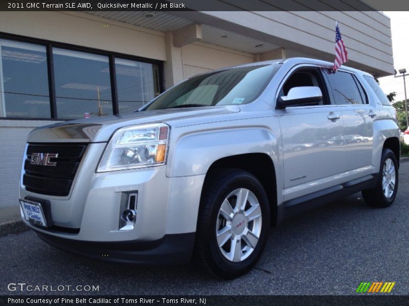 Quicksilver Metallic / Jet Black 2011 GMC Terrain SLE AWD