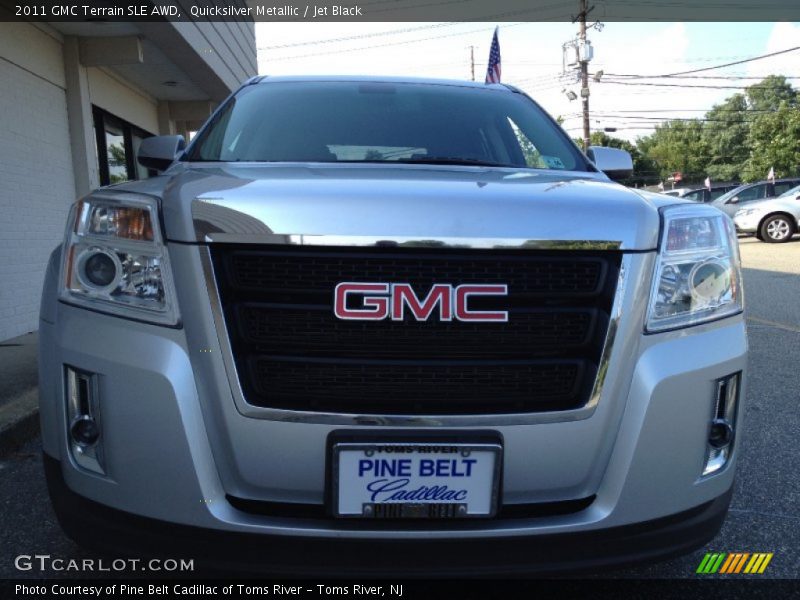 Quicksilver Metallic / Jet Black 2011 GMC Terrain SLE AWD