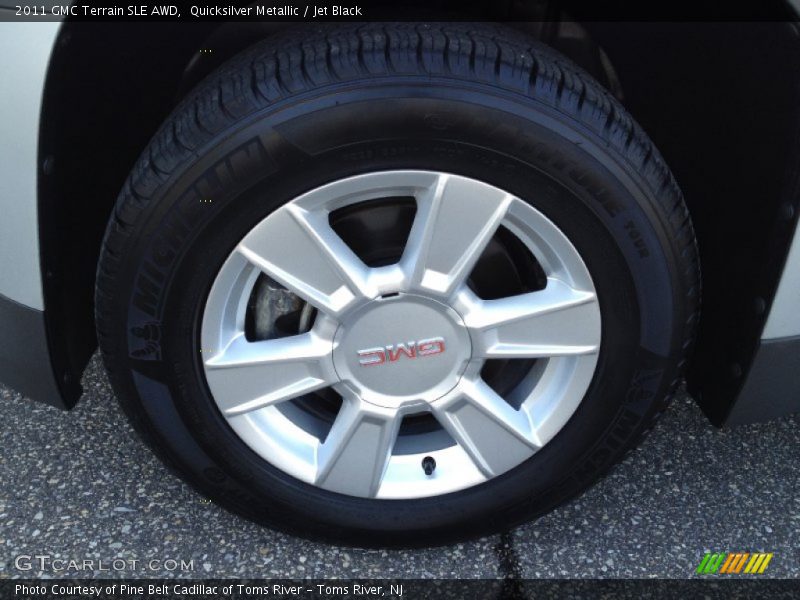 Quicksilver Metallic / Jet Black 2011 GMC Terrain SLE AWD