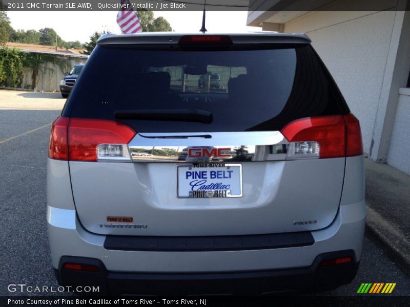 Quicksilver Metallic / Jet Black 2011 GMC Terrain SLE AWD