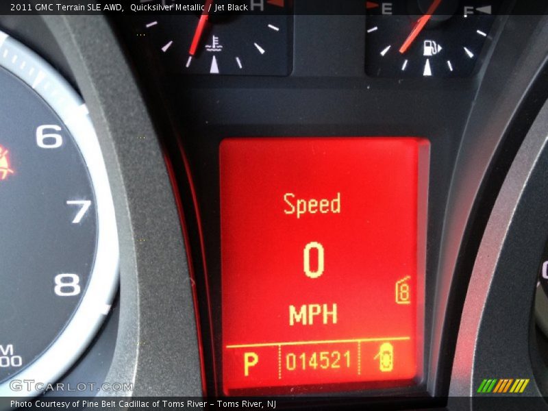 Quicksilver Metallic / Jet Black 2011 GMC Terrain SLE AWD
