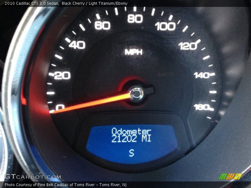 Black Cherry / Light Titanium/Ebony 2010 Cadillac CTS 3.0 Sedan