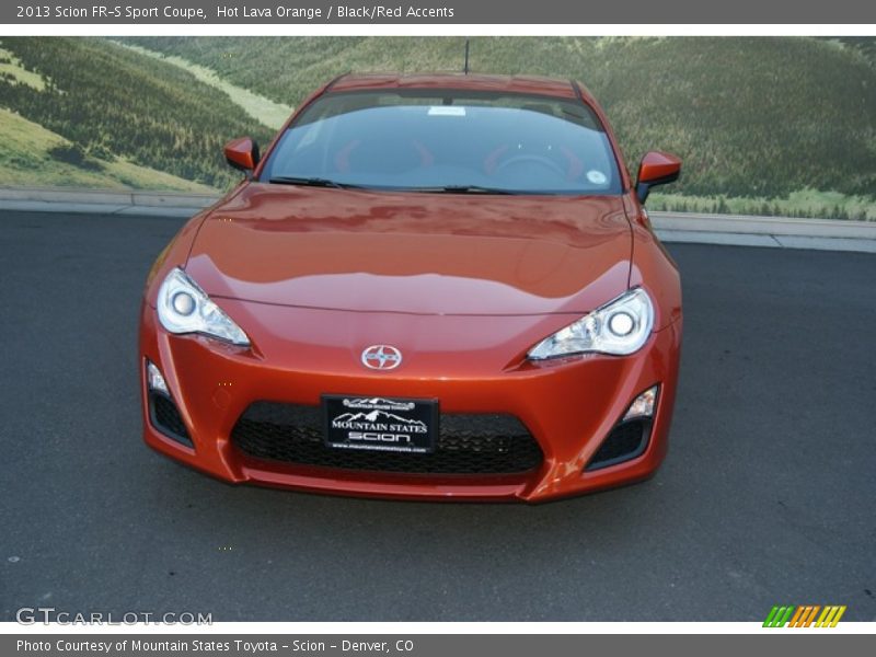 Hot Lava Orange / Black/Red Accents 2013 Scion FR-S Sport Coupe