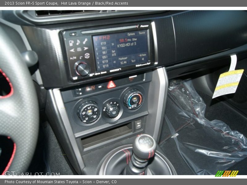 Hot Lava Orange / Black/Red Accents 2013 Scion FR-S Sport Coupe