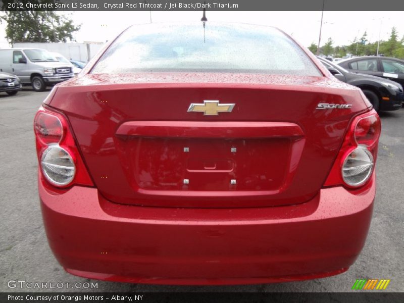  2012 Sonic LS Sedan Crystal Red Tintcoat