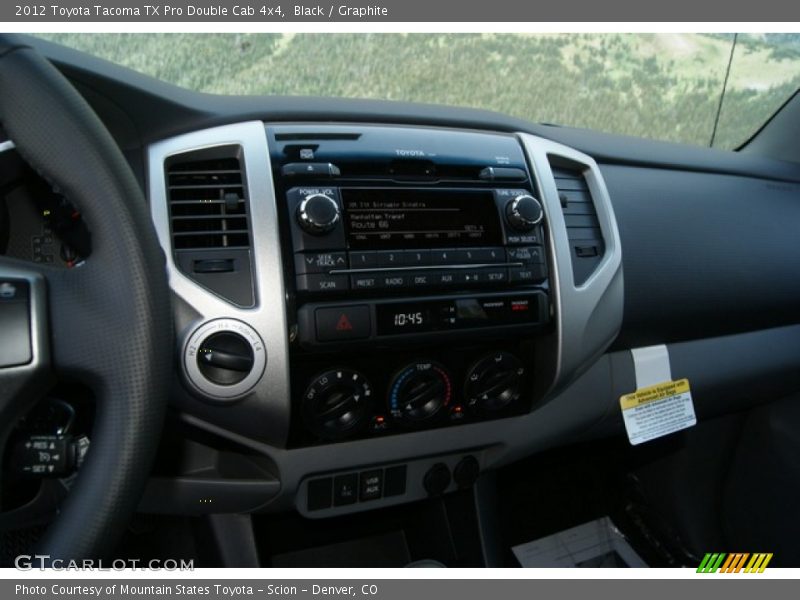 Black / Graphite 2012 Toyota Tacoma TX Pro Double Cab 4x4