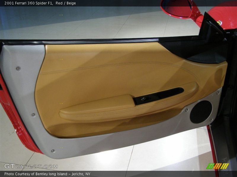 Red / Beige 2001 Ferrari 360 Spider F1