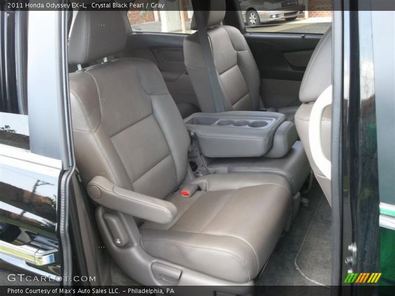 Crystal Black Pearl / Gray 2011 Honda Odyssey EX-L