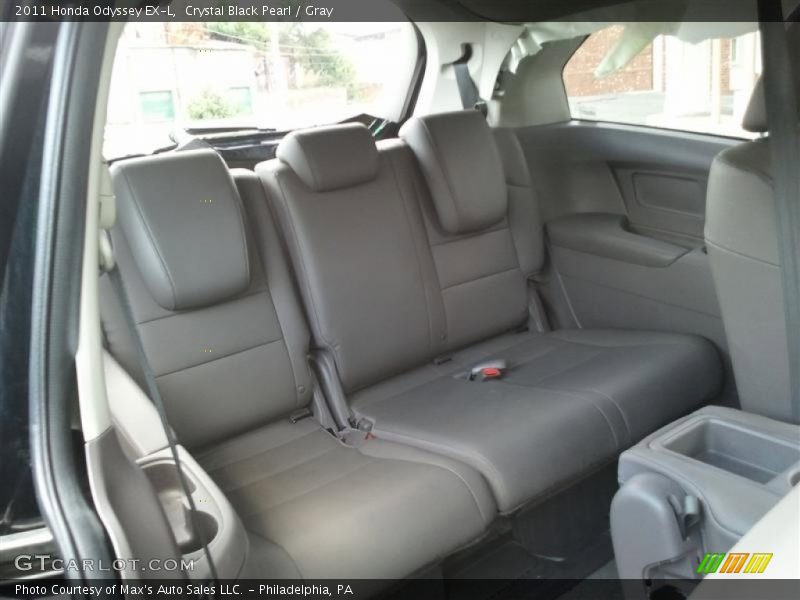 Crystal Black Pearl / Gray 2011 Honda Odyssey EX-L