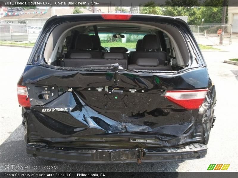 Crystal Black Pearl / Gray 2011 Honda Odyssey EX-L