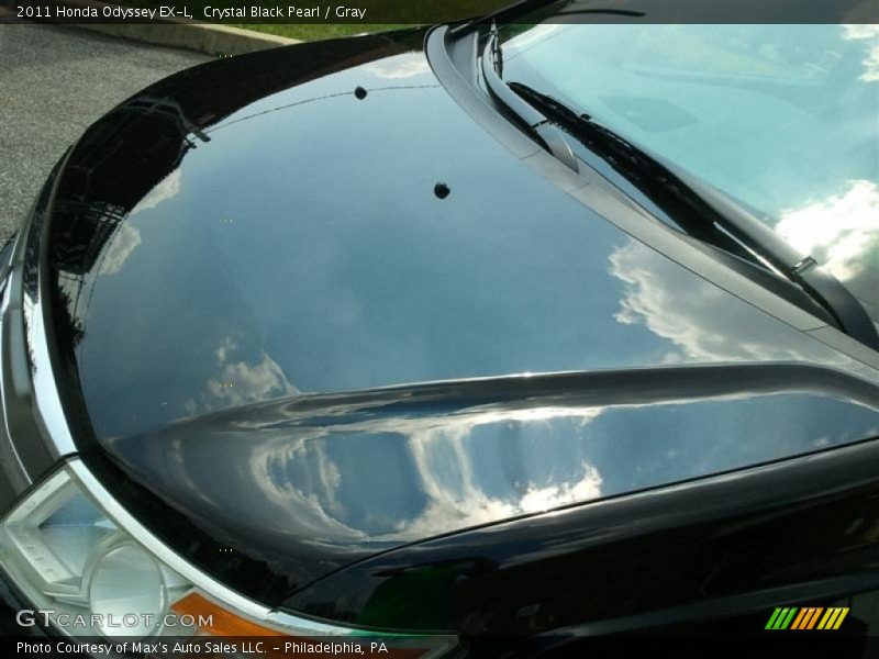 Crystal Black Pearl / Gray 2011 Honda Odyssey EX-L