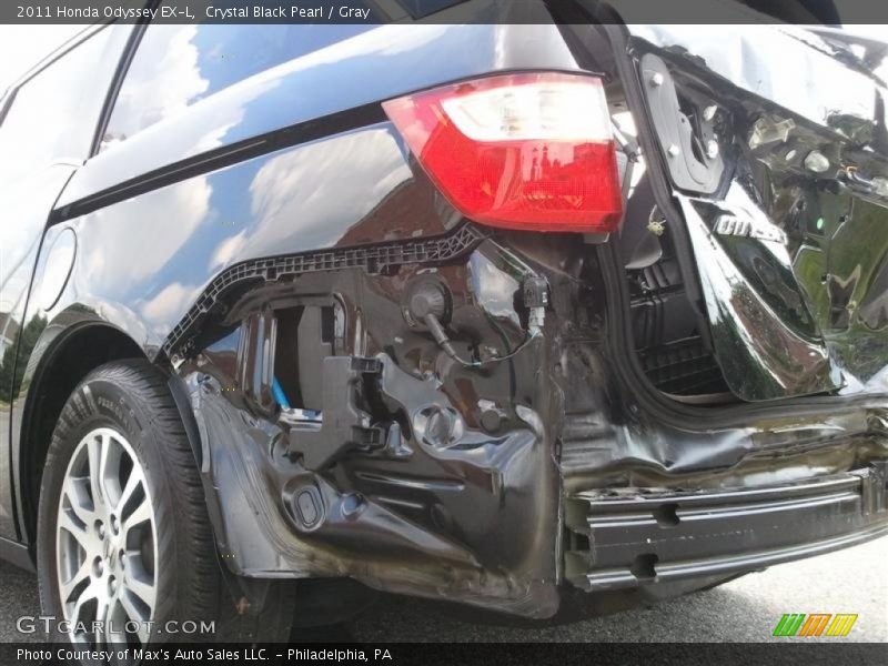 Crystal Black Pearl / Gray 2011 Honda Odyssey EX-L