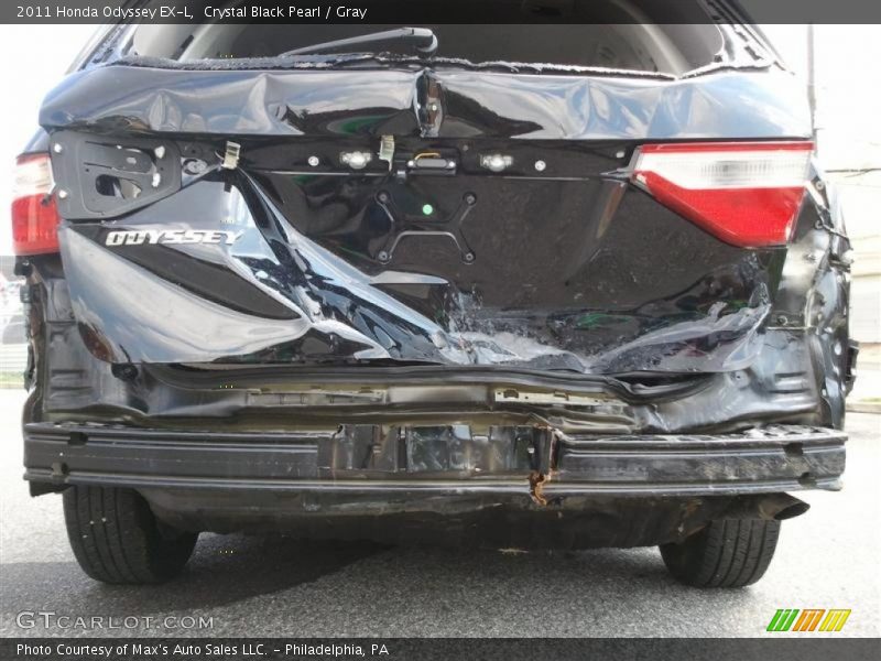 Crystal Black Pearl / Gray 2011 Honda Odyssey EX-L