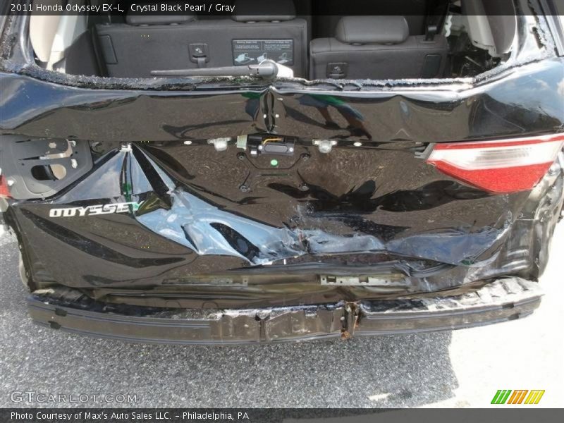 Crystal Black Pearl / Gray 2011 Honda Odyssey EX-L