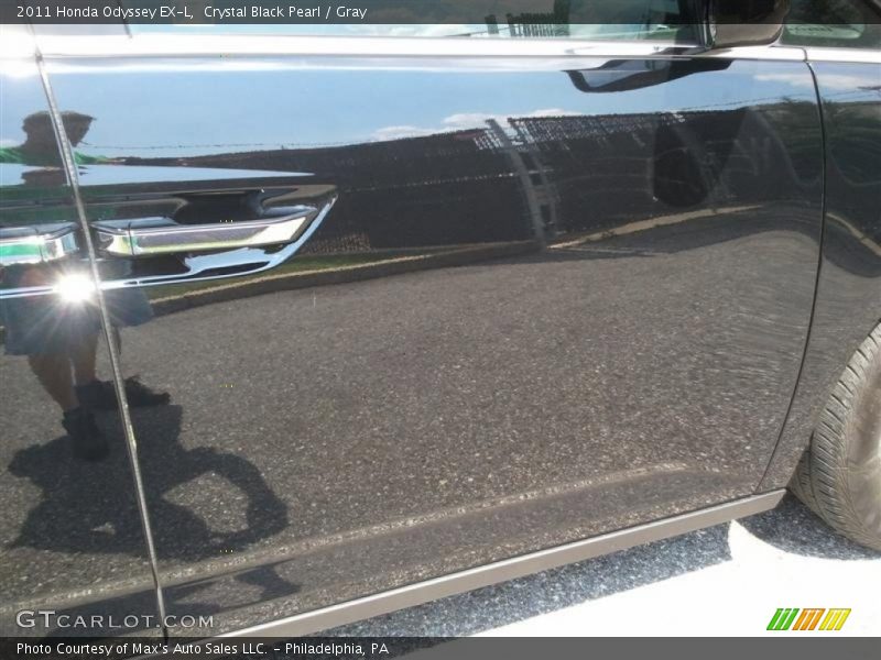 Crystal Black Pearl / Gray 2011 Honda Odyssey EX-L