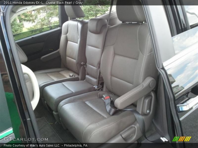 Crystal Black Pearl / Gray 2011 Honda Odyssey EX-L