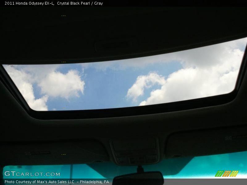 Crystal Black Pearl / Gray 2011 Honda Odyssey EX-L