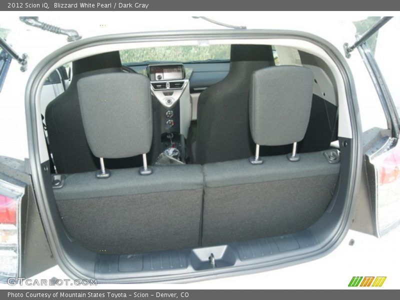 Blizzard White Pearl / Dark Gray 2012 Scion iQ