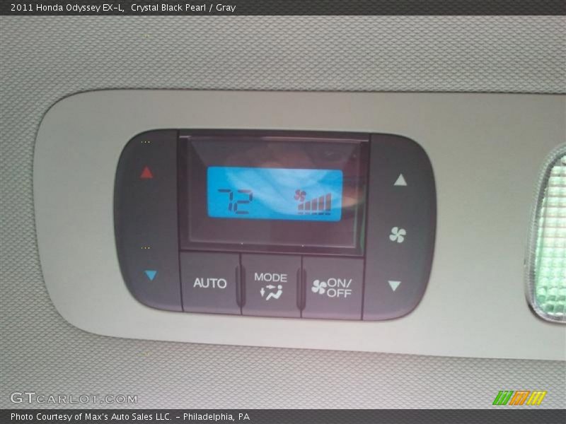 Crystal Black Pearl / Gray 2011 Honda Odyssey EX-L