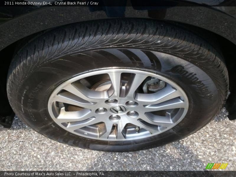 Crystal Black Pearl / Gray 2011 Honda Odyssey EX-L