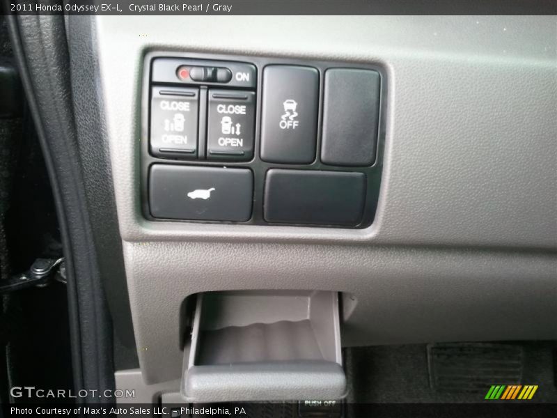 Crystal Black Pearl / Gray 2011 Honda Odyssey EX-L