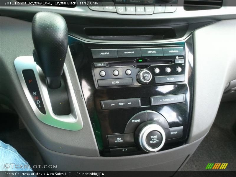 Crystal Black Pearl / Gray 2011 Honda Odyssey EX-L
