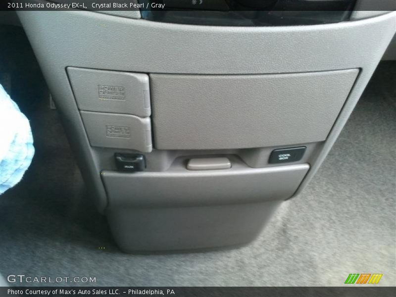 Crystal Black Pearl / Gray 2011 Honda Odyssey EX-L