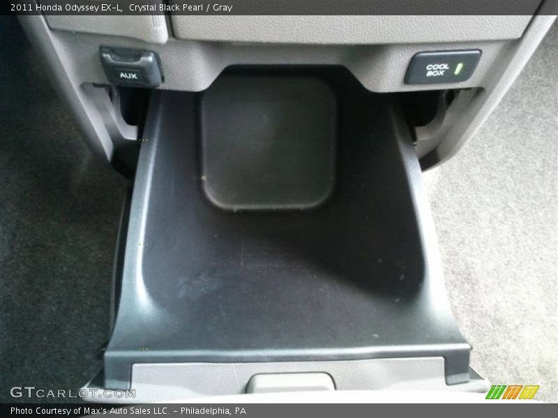 Crystal Black Pearl / Gray 2011 Honda Odyssey EX-L