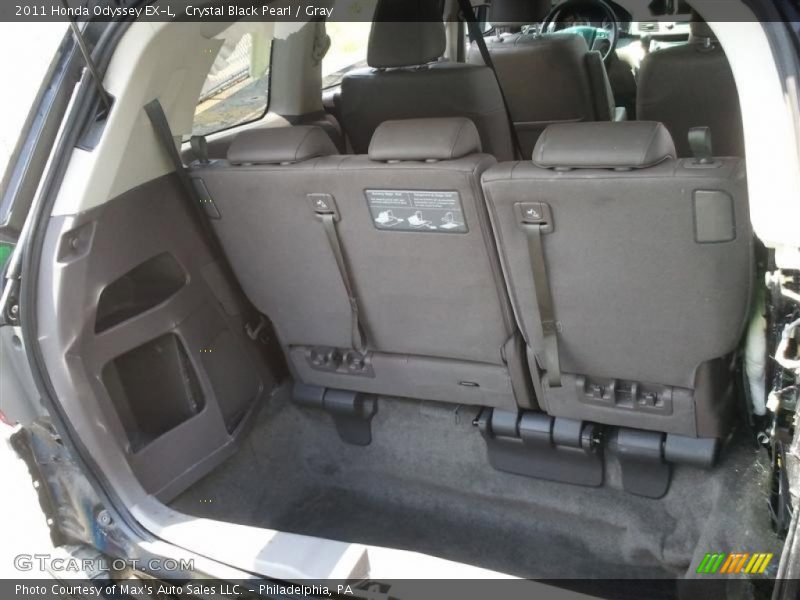 Crystal Black Pearl / Gray 2011 Honda Odyssey EX-L