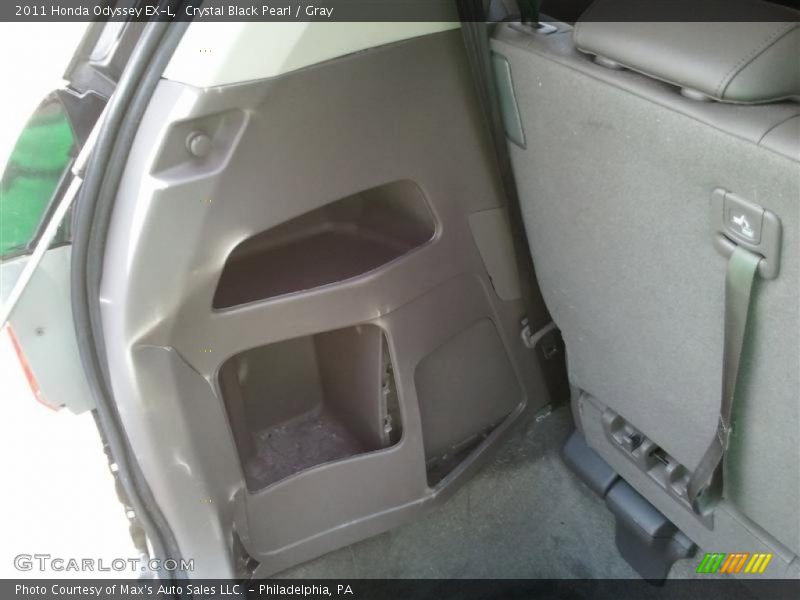 Crystal Black Pearl / Gray 2011 Honda Odyssey EX-L