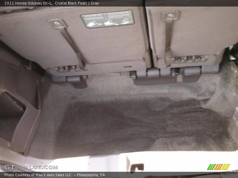 Crystal Black Pearl / Gray 2011 Honda Odyssey EX-L