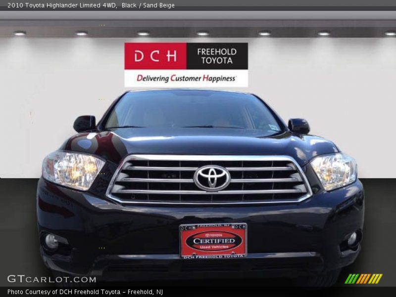 Black / Sand Beige 2010 Toyota Highlander Limited 4WD
