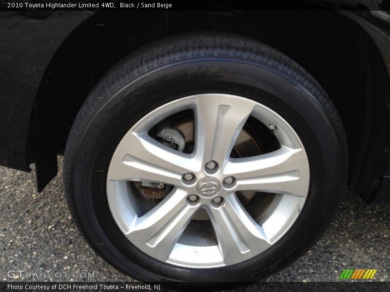 Black / Sand Beige 2010 Toyota Highlander Limited 4WD