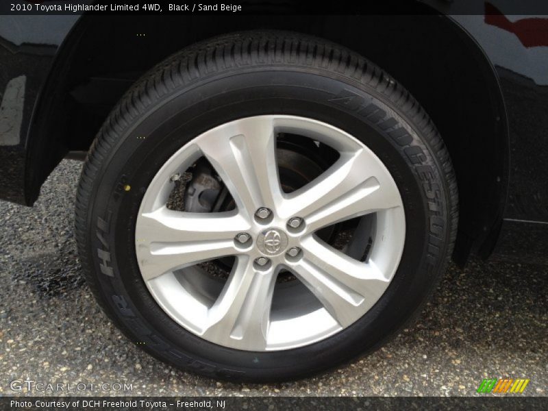 Black / Sand Beige 2010 Toyota Highlander Limited 4WD
