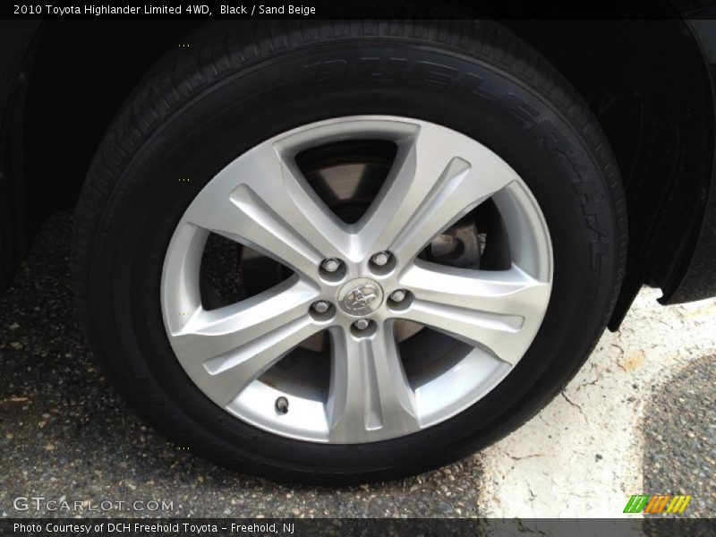 Black / Sand Beige 2010 Toyota Highlander Limited 4WD