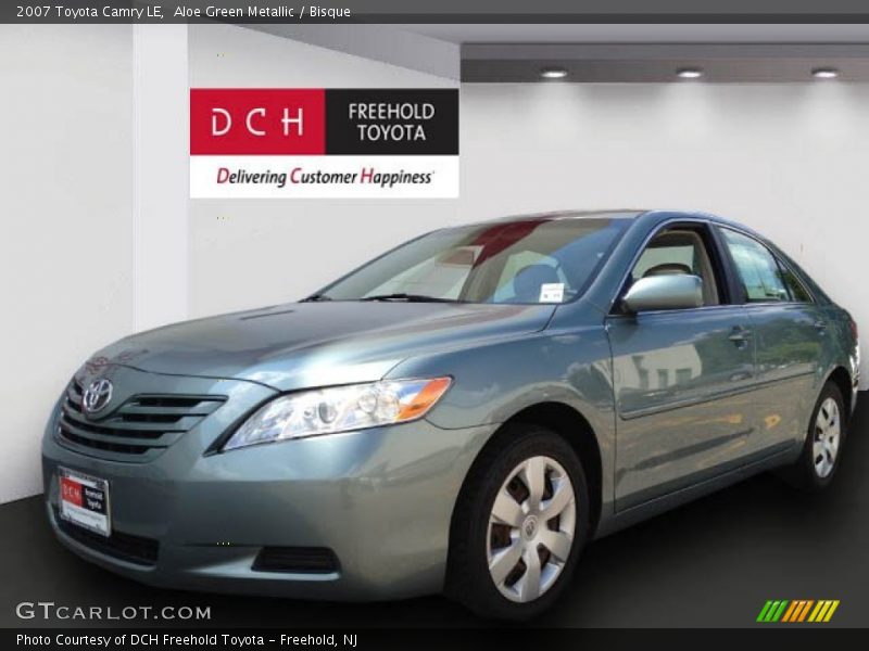 Aloe Green Metallic / Bisque 2007 Toyota Camry LE