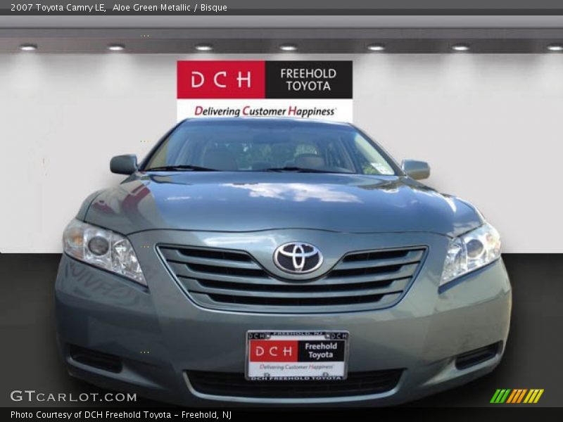 Aloe Green Metallic / Bisque 2007 Toyota Camry LE