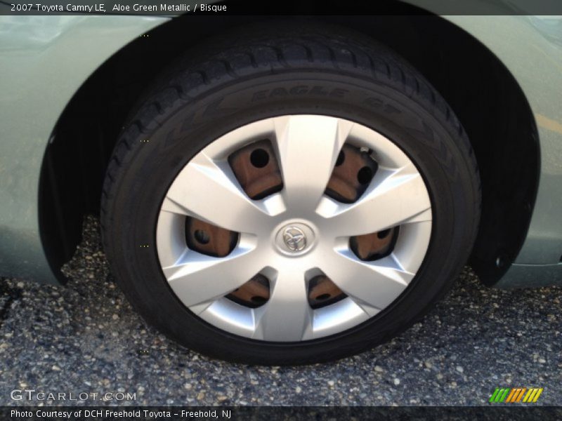 Aloe Green Metallic / Bisque 2007 Toyota Camry LE