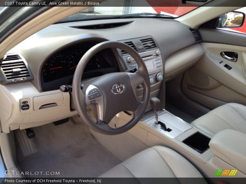 Aloe Green Metallic / Bisque 2007 Toyota Camry LE
