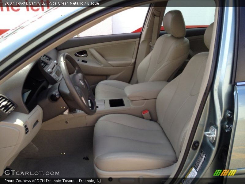 Aloe Green Metallic / Bisque 2007 Toyota Camry LE