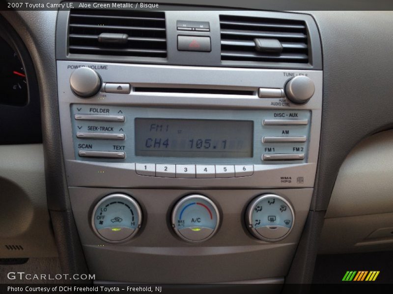 Aloe Green Metallic / Bisque 2007 Toyota Camry LE