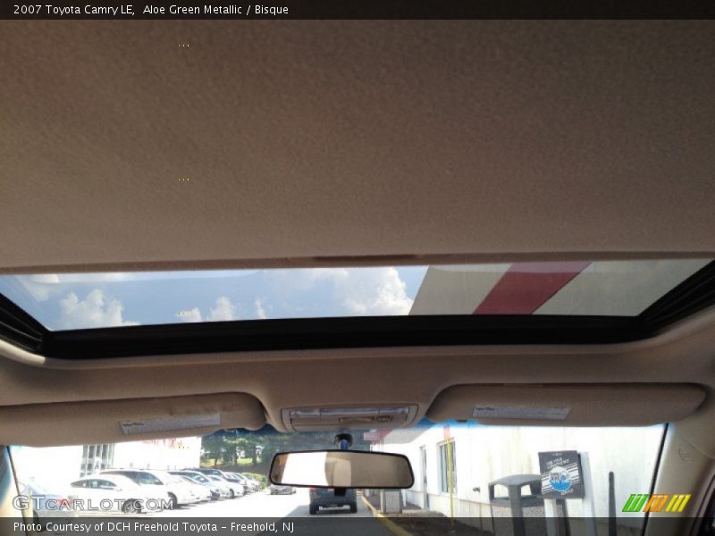 Aloe Green Metallic / Bisque 2007 Toyota Camry LE