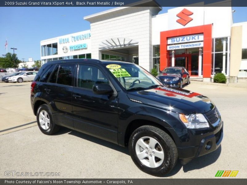 Black Pearl Metallic / Beige 2009 Suzuki Grand Vitara XSport 4x4