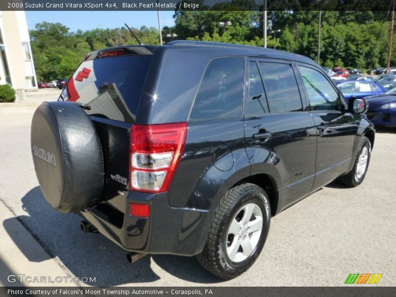 Black Pearl Metallic / Beige 2009 Suzuki Grand Vitara XSport 4x4