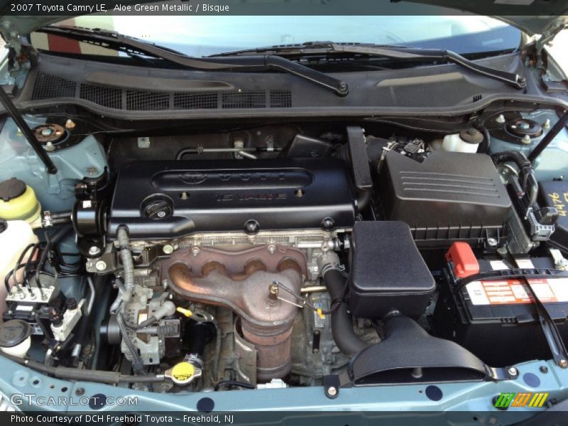 Aloe Green Metallic / Bisque 2007 Toyota Camry LE